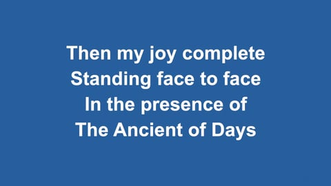 Ancient Of Days (None Above Him)