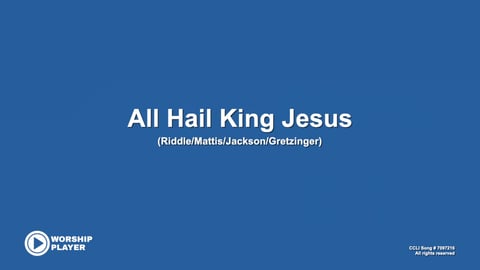 All Hail King Jesus (Acoustic)