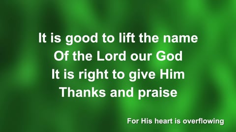 Thanks And Praise