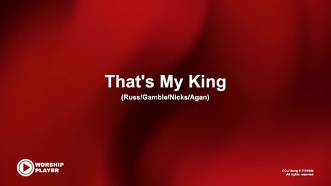 That's My King