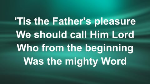 At The Name Of Jesus