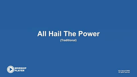All Hail The Power Of Jesus Name