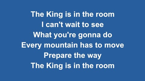 The King Is In The Room