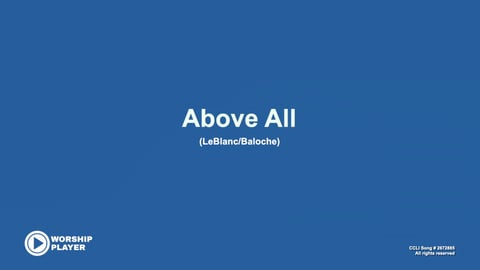 Above All