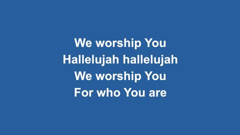 You Are Good (We Worship You)