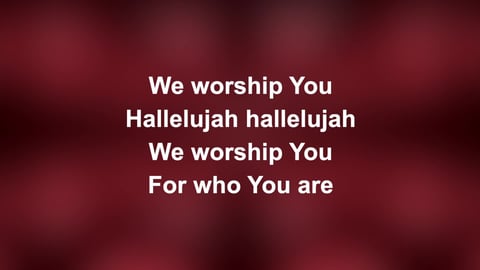 You Are Good (We Worship You)
