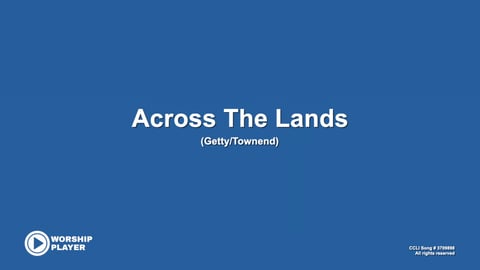 Across The Lands (Acoustic)