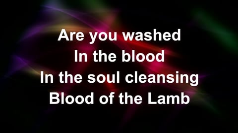 Are You Washed In The Blood (Acoustic)