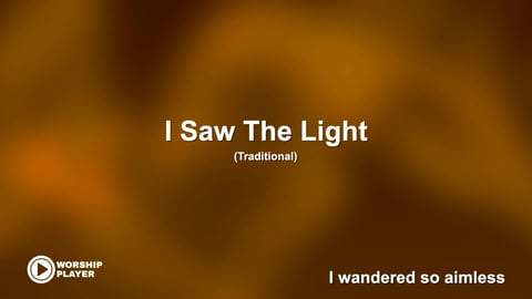 I Saw The Light