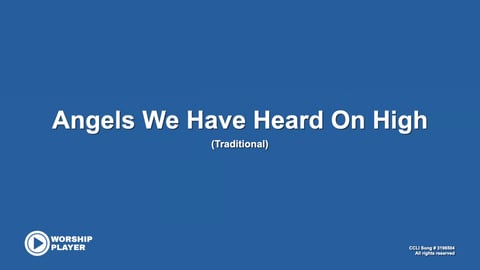 Angels We Have Heard On High (Acoustic)