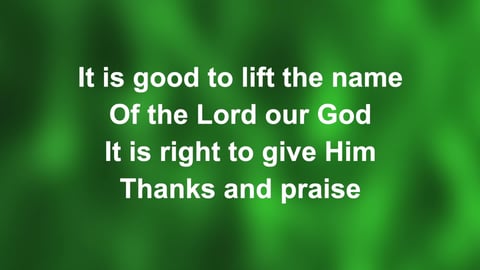 Thanks And Praise