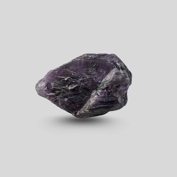 Raw Amethyst Crystal 22x45mm 203 Carats Large Stone