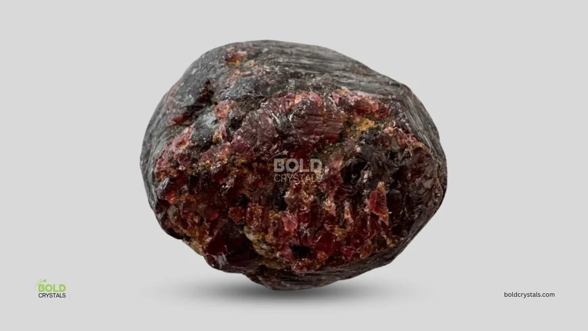 How Rough Red Garnet Stones Are Formed in Nature