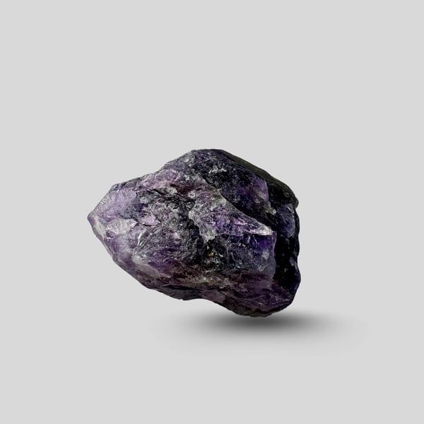 Raw Amethyst Crystal 15x41mm in 158 Carats Pure Natural