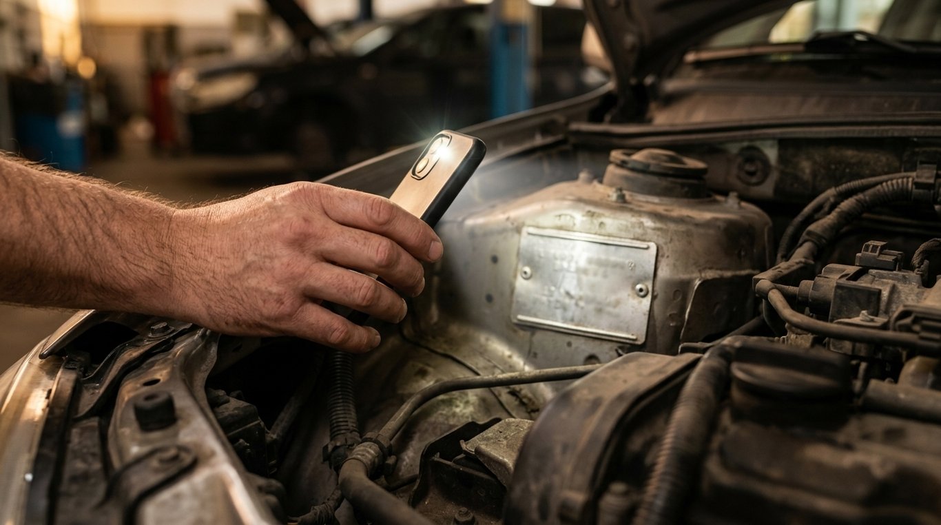 Matching the chassis number on the car with the Excise record