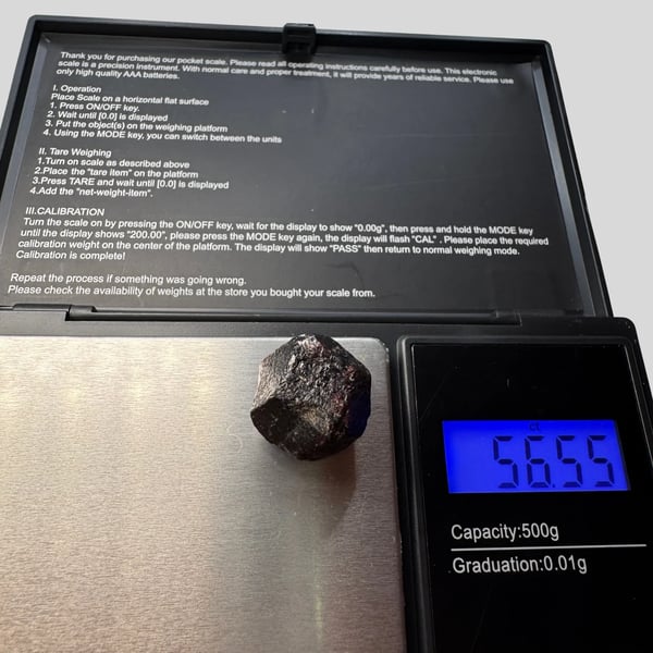 Raw Garnet Stone 14x16mm 56 Carats Direct from Earth