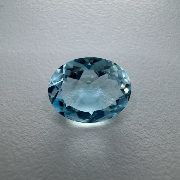 Natural Sky Blue Topaz Gemstone 8x4.3mm Size 2.80 Carats Weight
