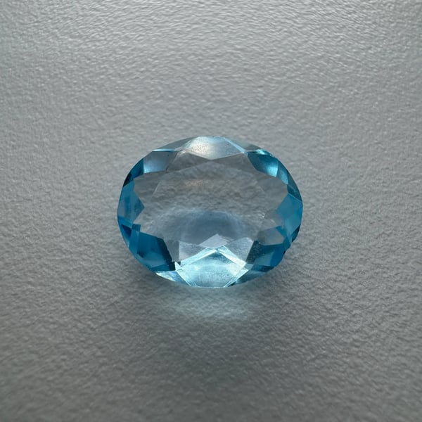 Natural Sky Blue Topaz Stone 3.50 Carats 10.8x4.2mm Oval Shape