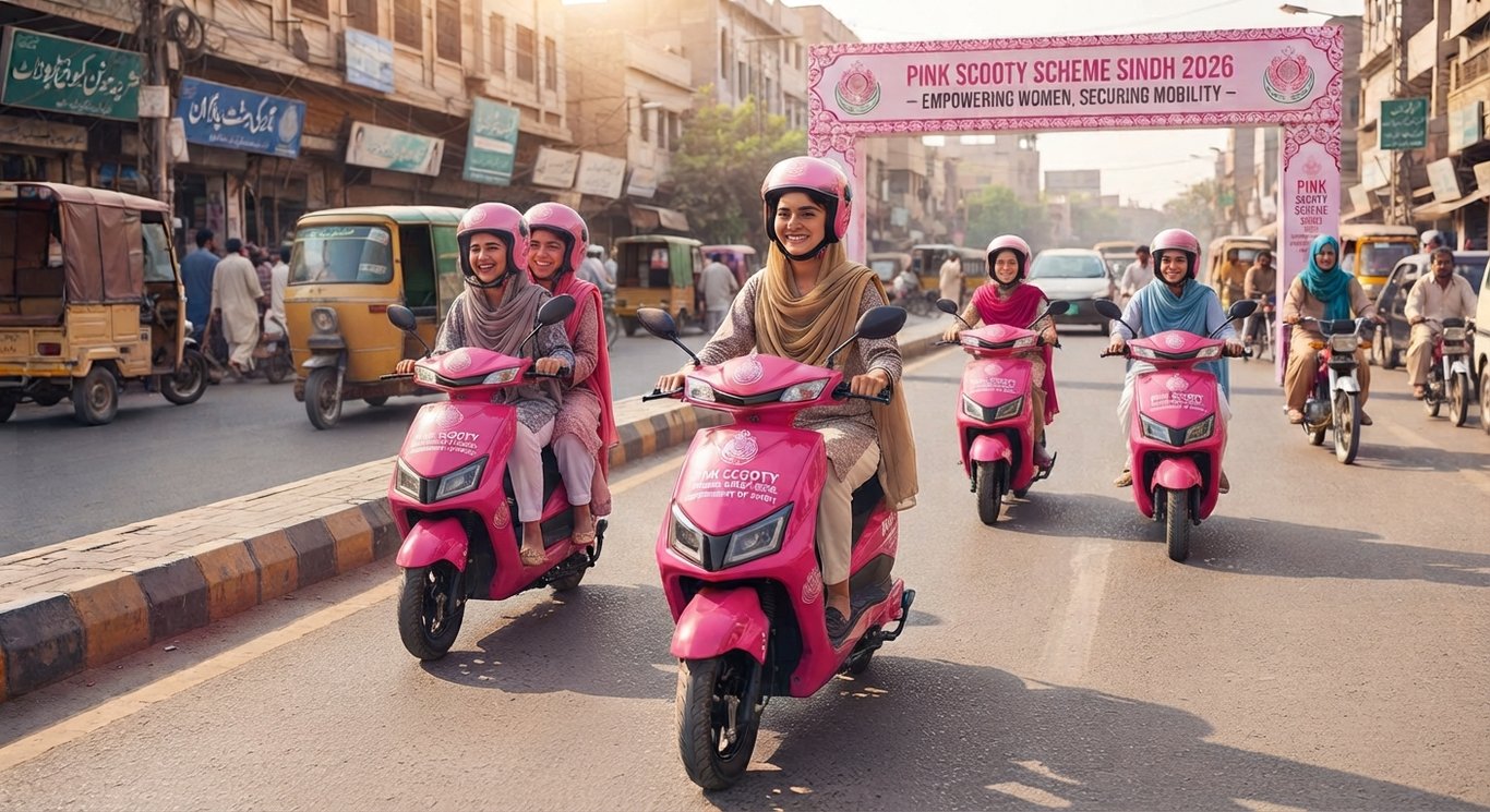 Pink Scooty Scheme Sindh 2026: How to Apply Free