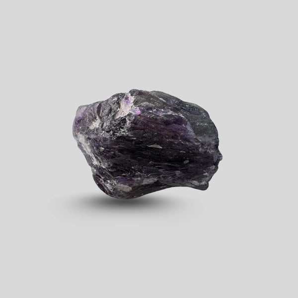 Raw Amethyst Crystal 22x45mm 203 Carats Large Stone