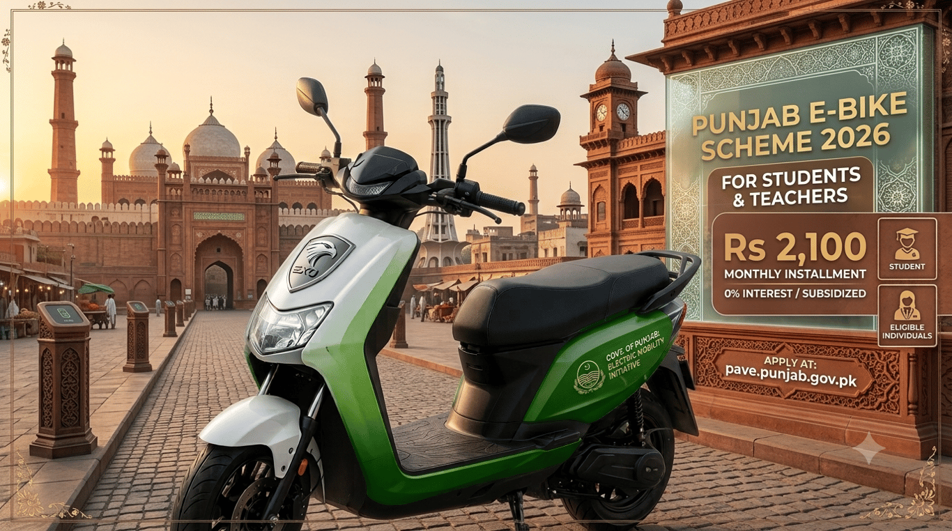 Punjab E-Bike Scheme 2026: Rs 2,100 Monthly Installment — Who Qualifies and How to Apply