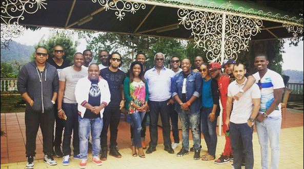 Team de Sonho e Presidente de Sao Tome