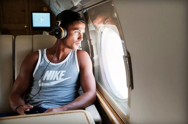 Cristiano Ronaldo headphones