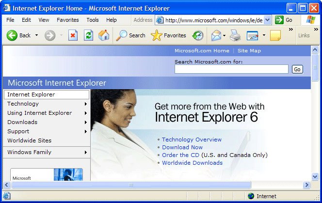 Explorer browser