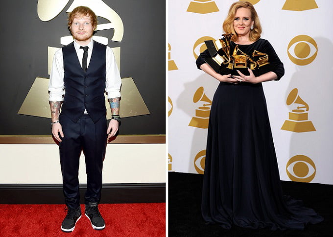 Ed Sheeran e Adele