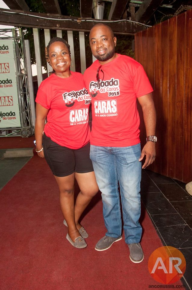 Patricia Faria e esposo Feijoada da Caras