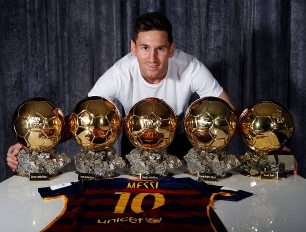 Messi bolas de ouro