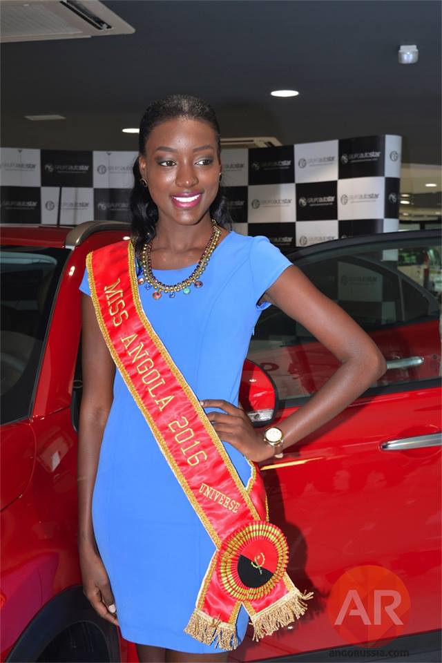 Miss Angola 2016, Luisa Baptista carro1