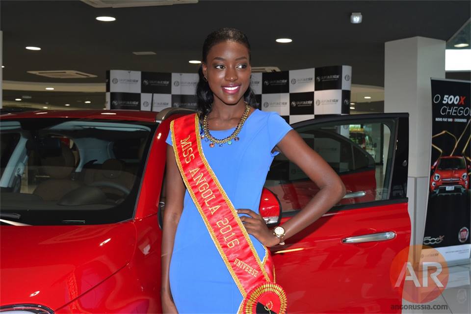 Miss Angola 2016, Luisa Baptista carro2