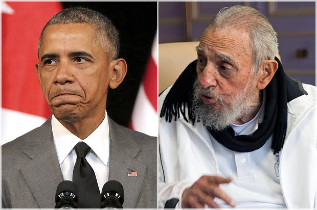 Cuba Fidel Obama