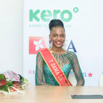 Eliana Mungojo 1ª dama de honor Miss Angola 2017
