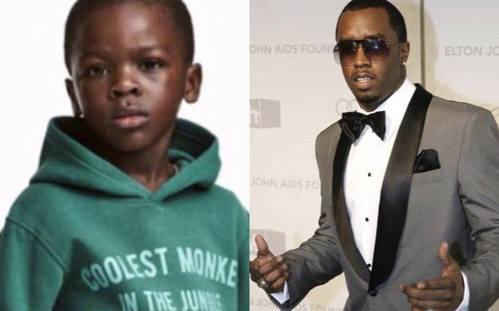 Diddy disposto a oferecer milhões a criança envolvida em caso de racismo com H&M