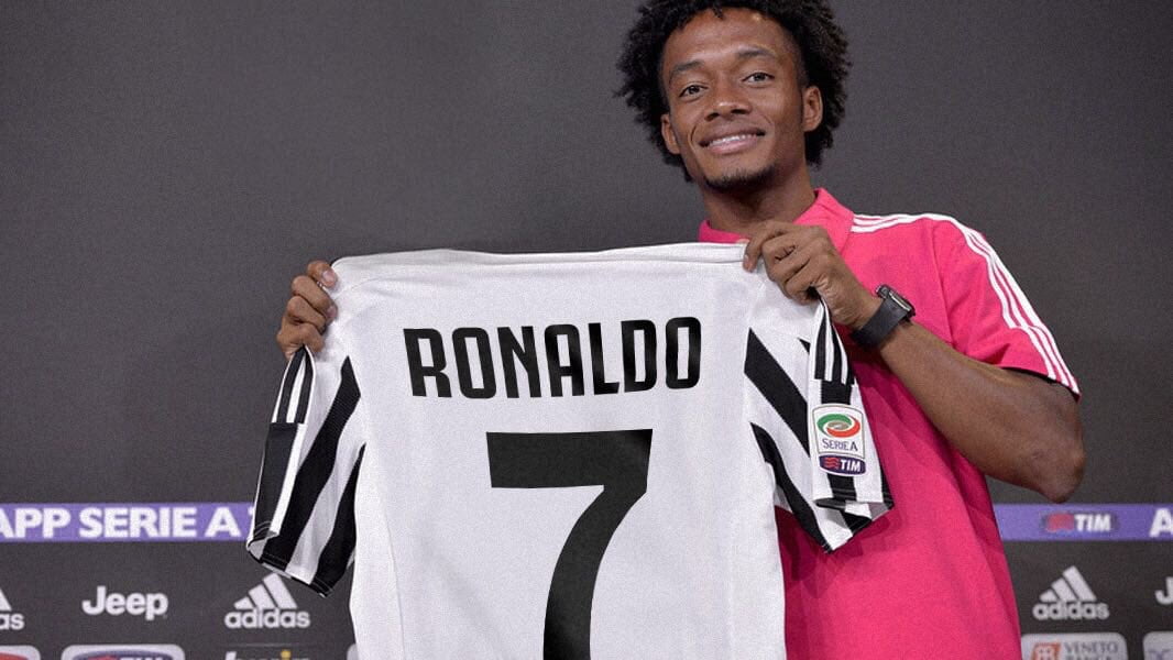 Ex camisa 7 da Juventus Cuadrado cede numero a Cristiano Ronaldo AngoRussia