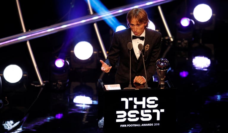 Modric quebra hegemonia de CR7 e Messi, que perdurava há 11 anos, e é eleito Melhor Jogador do Mundo pela FIFA