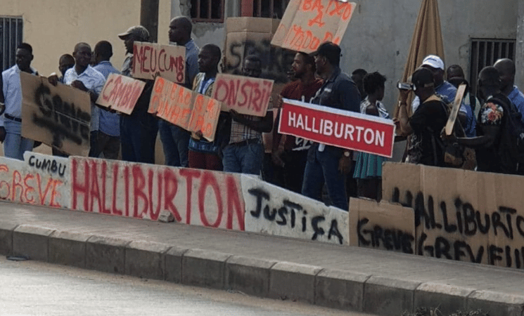 Trabalhadores da petrolífera americana Halliburton em Luanda continuam em greve