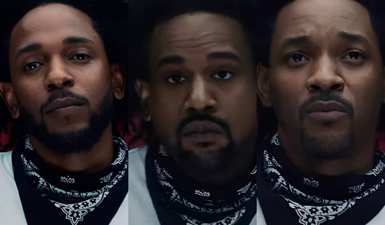 Kendrick Lamar ‘transforma-se’ em Will Smith e Kanye West em novo videoclipe “The Heart Part 5”