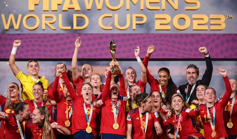 Espanha vence o Campeonato Mundial de Futebol Feminino