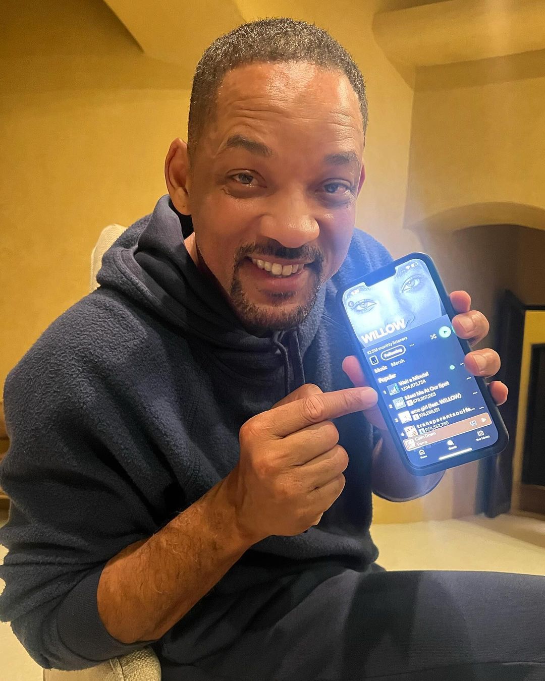 Will Smith celebra o facto da filha alcançar a marca de mil milhões de