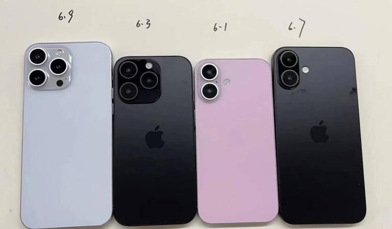 Revelado o design e modelo do Iphone 16