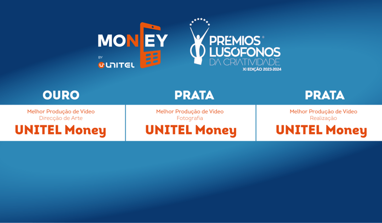 UNITEL Money conquista ouro nos Prémios Lusófonos da Criatividade