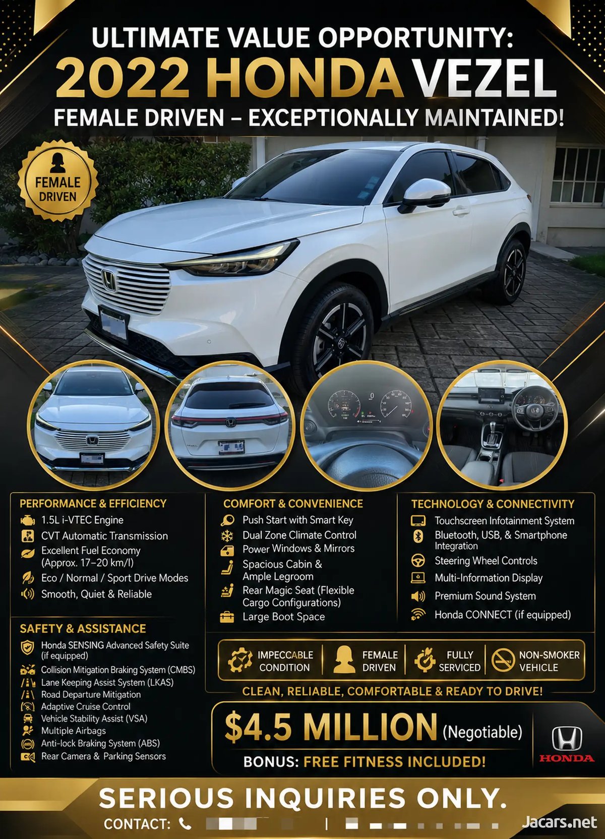 2022 HONDA Vezel