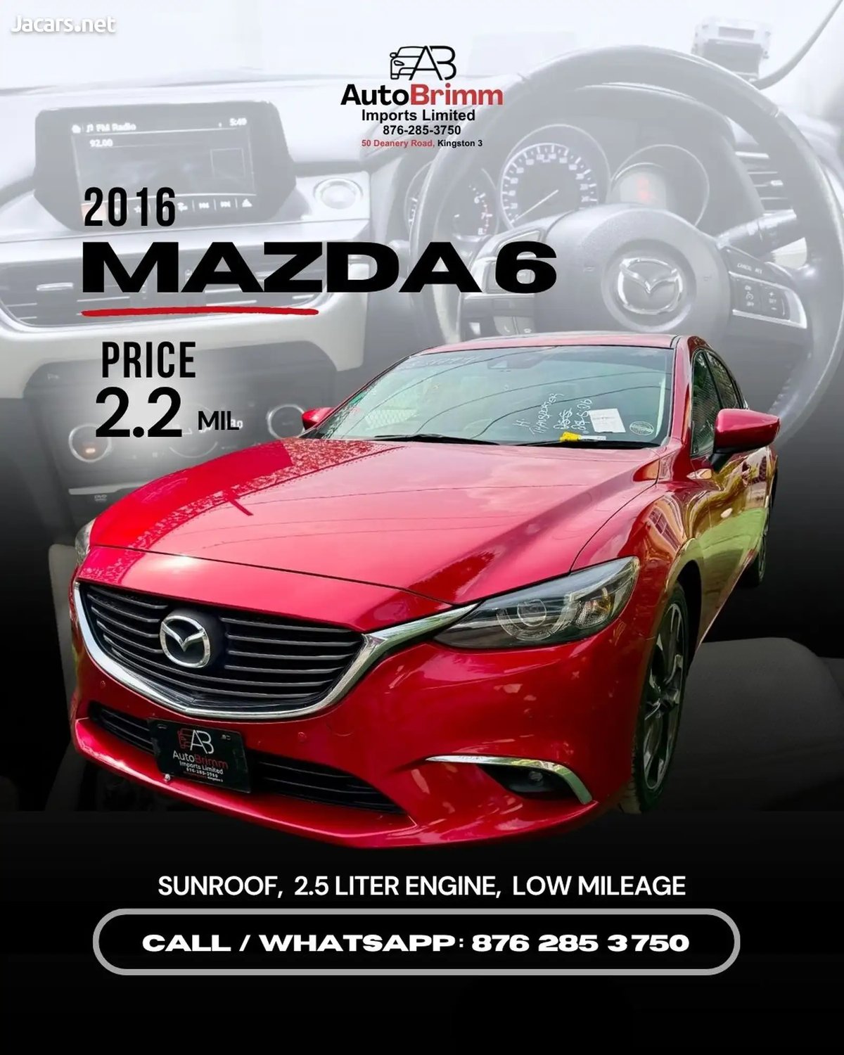 2016 MAZDA 6