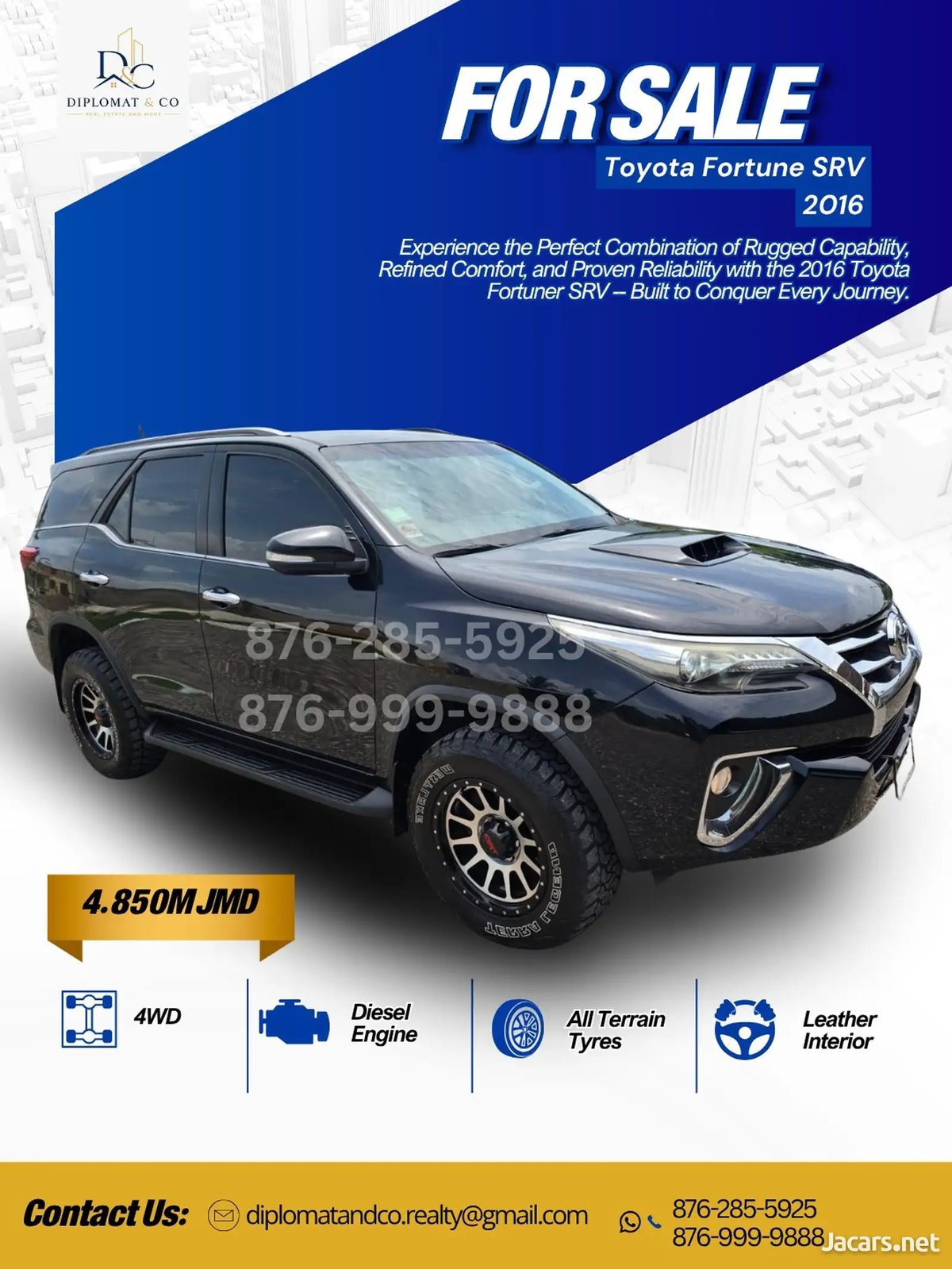 2016 TOYOTA Fortuner