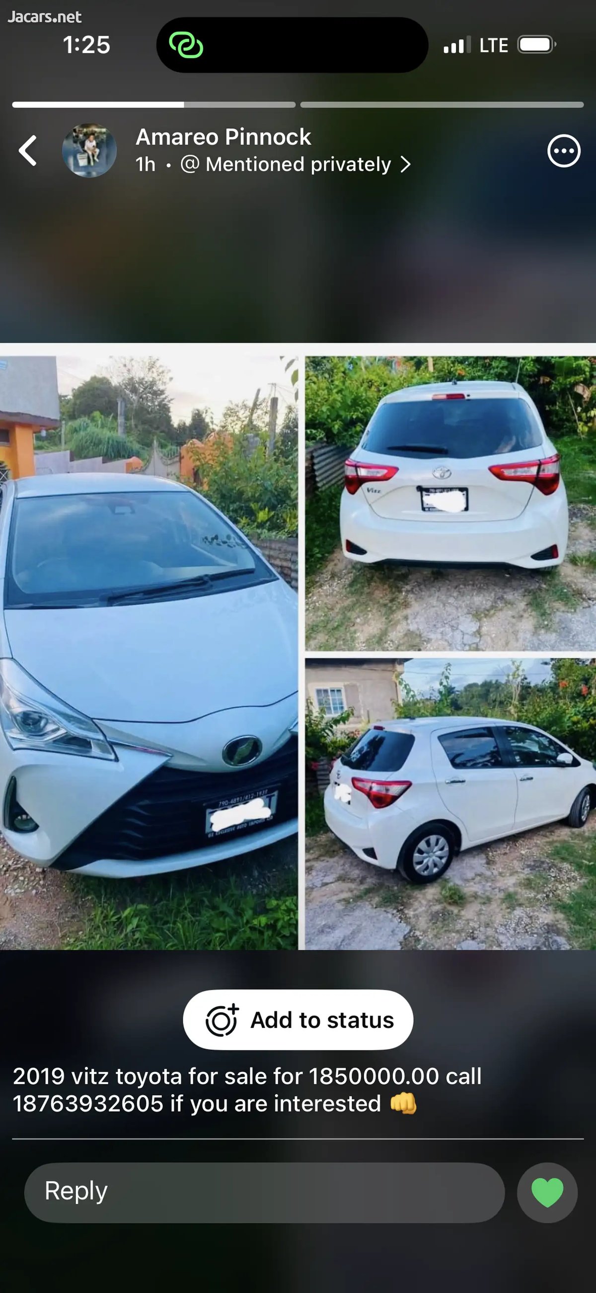 2019 TOYOTA Vitz
