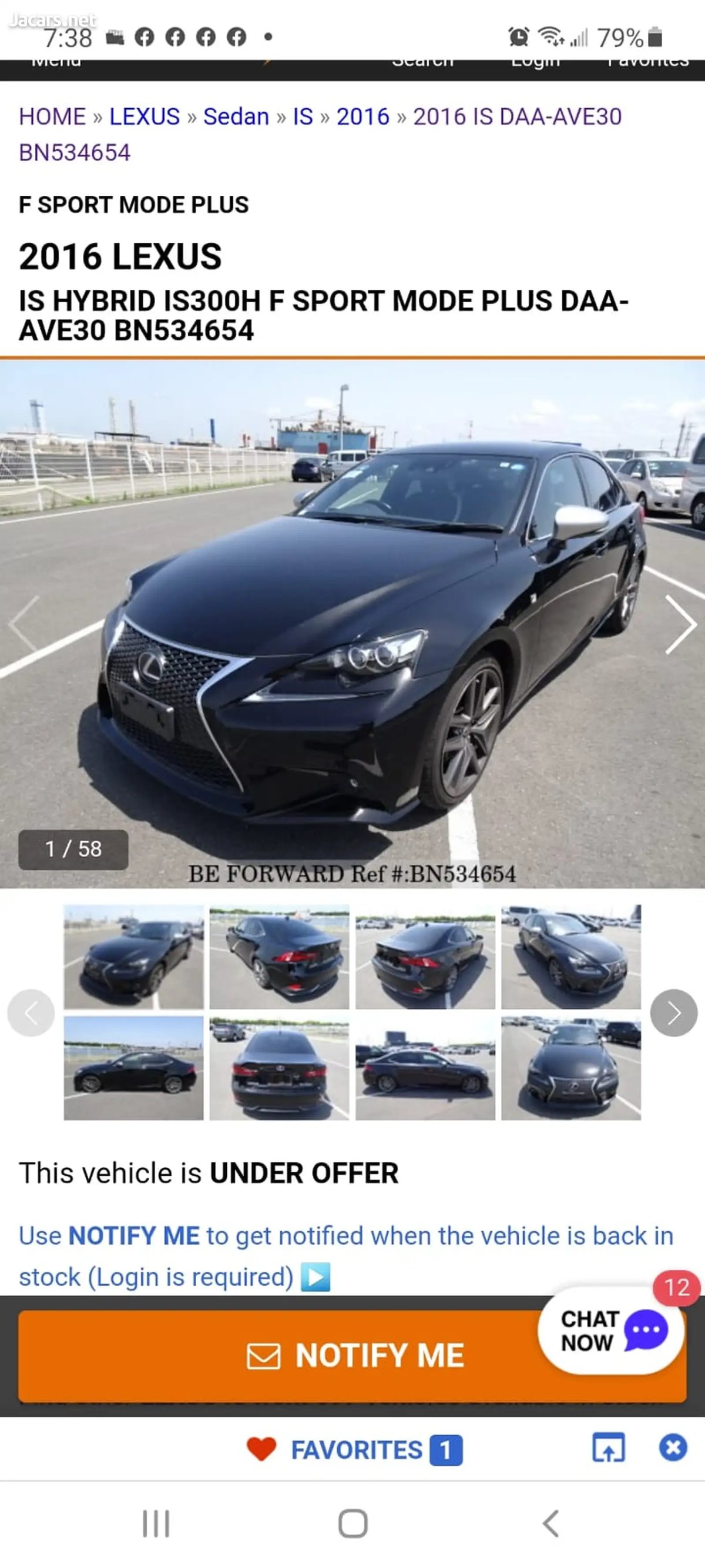 2016 LEXUS IS