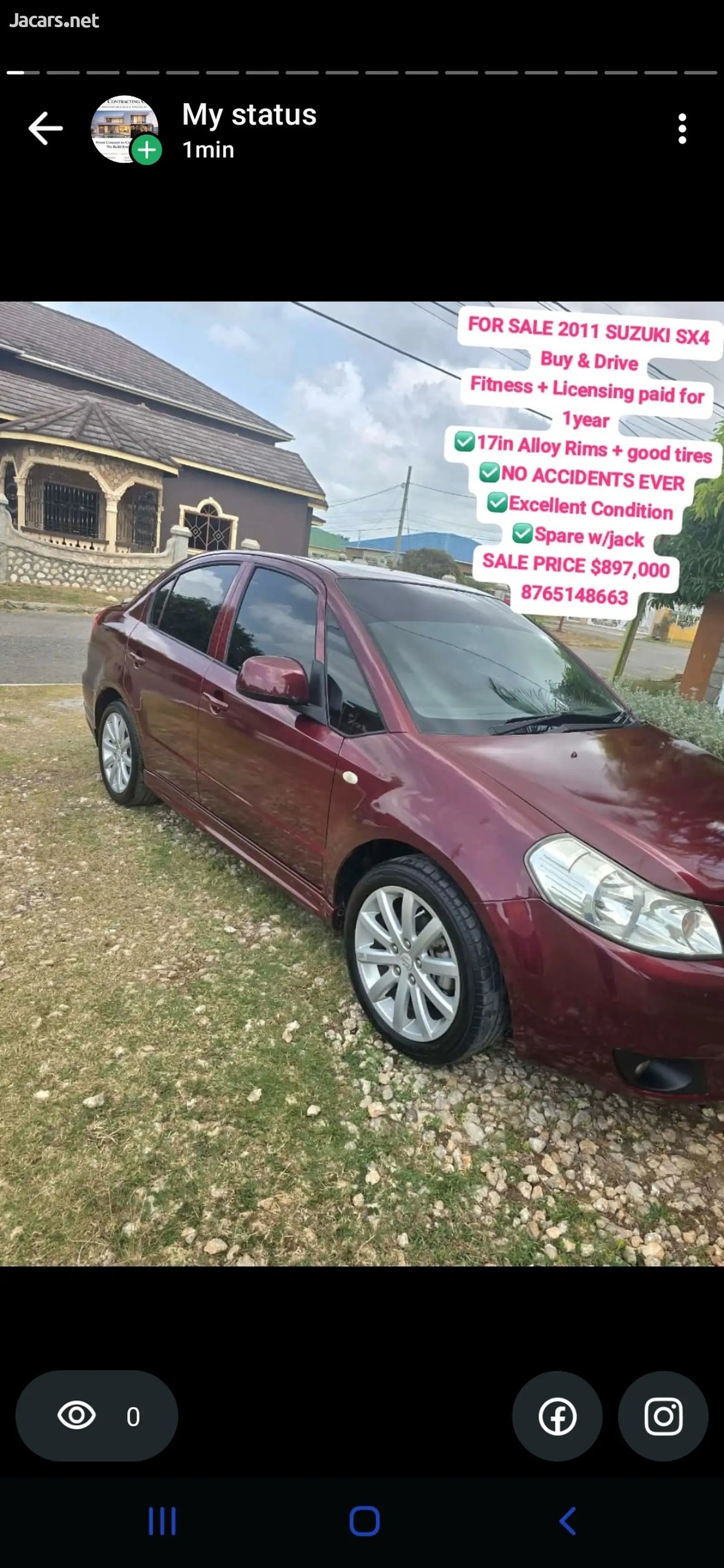 2011 SUZUKI SX4